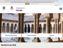 Tablet Screenshot of comune.follina.tv.it